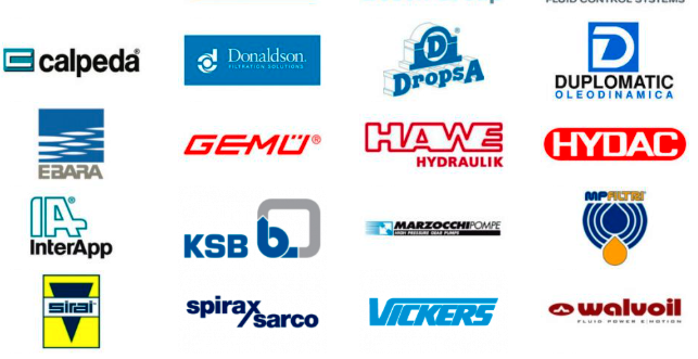 HYDRAULIQUE brand logos showcase