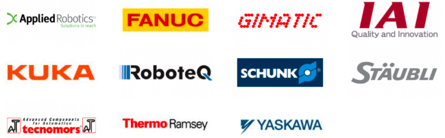 ROBOTIQUE brand logos showcase